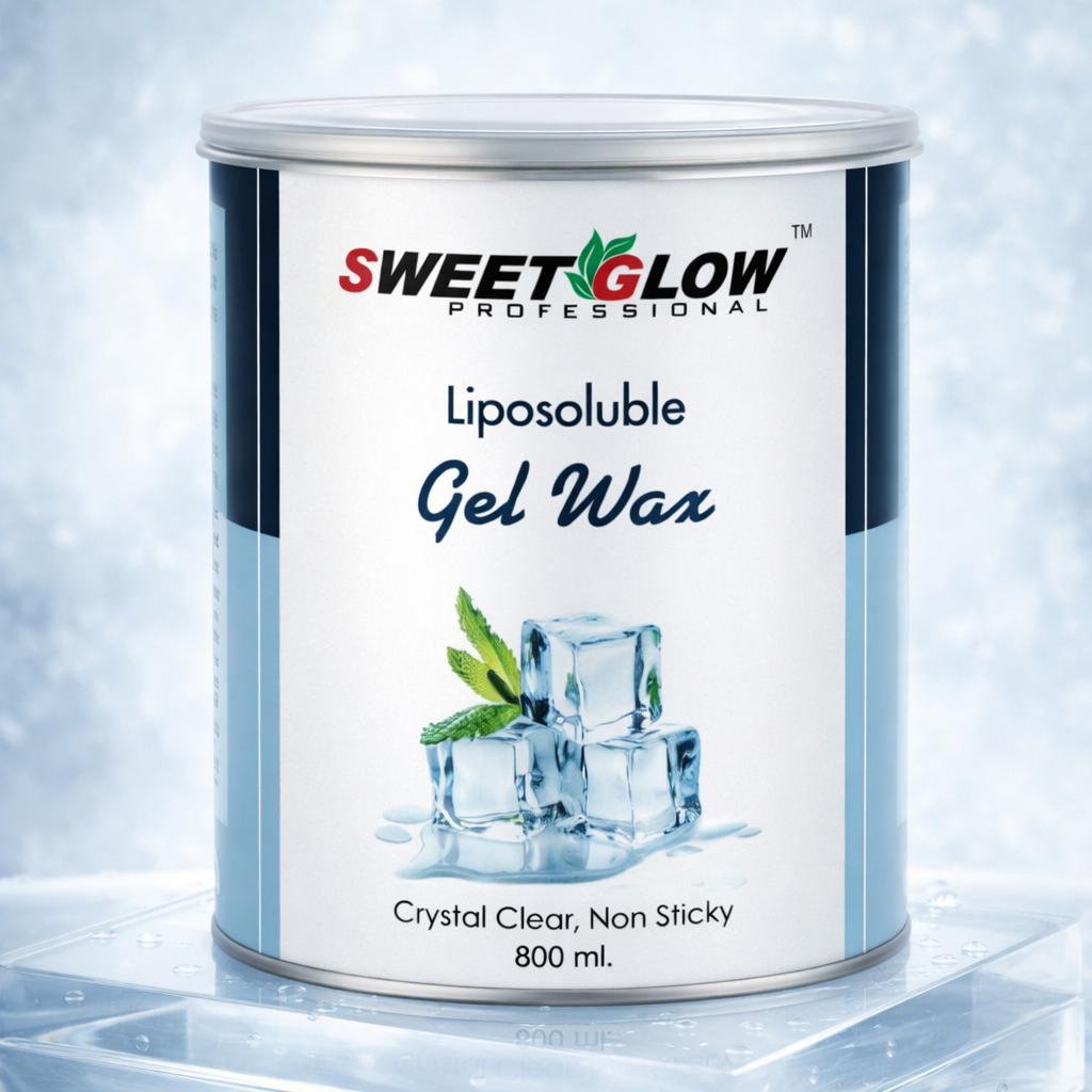Sweet Glow Professional Crystal Gel Liposoluble Wax | Advanced Hair Removal Formula | Smooth, Gentle & Effective Waxing | Professional Salon Use | 800 gm