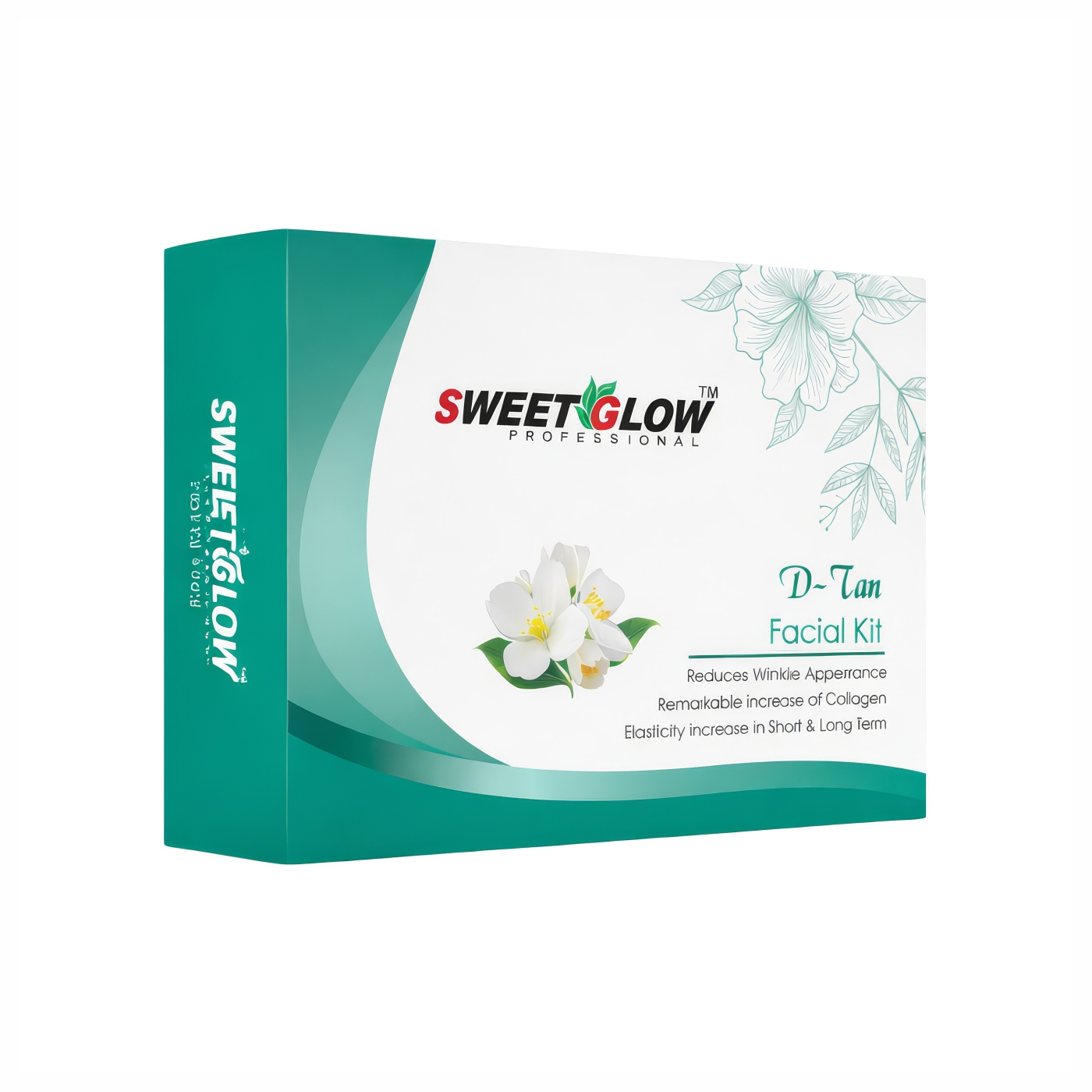 Sweet Glow Professional De-Tan Facial Kit | Skin Brightening & Tan Removal Treatment | Professional Salon Facial Care