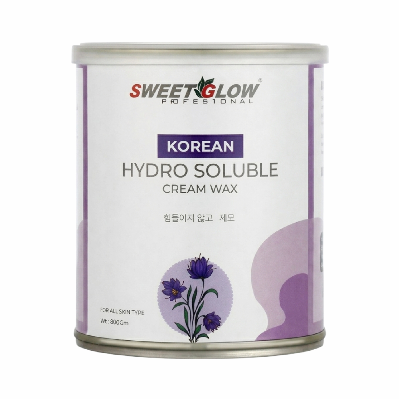 Sweet Glow Korean Hydro Soluble Cream Wax | Gentle Hair Removal, Smooth Finish & Skin Nourishment | Easy Wash-Off Formula | Professional Salon Use
