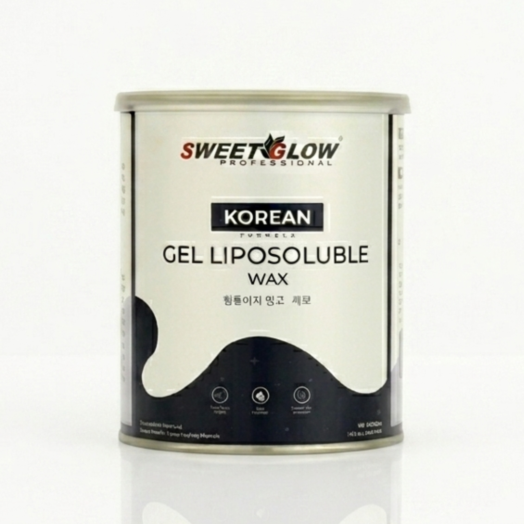 Sweet Glow Korean Gel Liposoluble Wax | Strong Grip Hair Removal, Smooth Finish & Long-Lasting Results | Low-Temperature Formula | Professional Salon Use