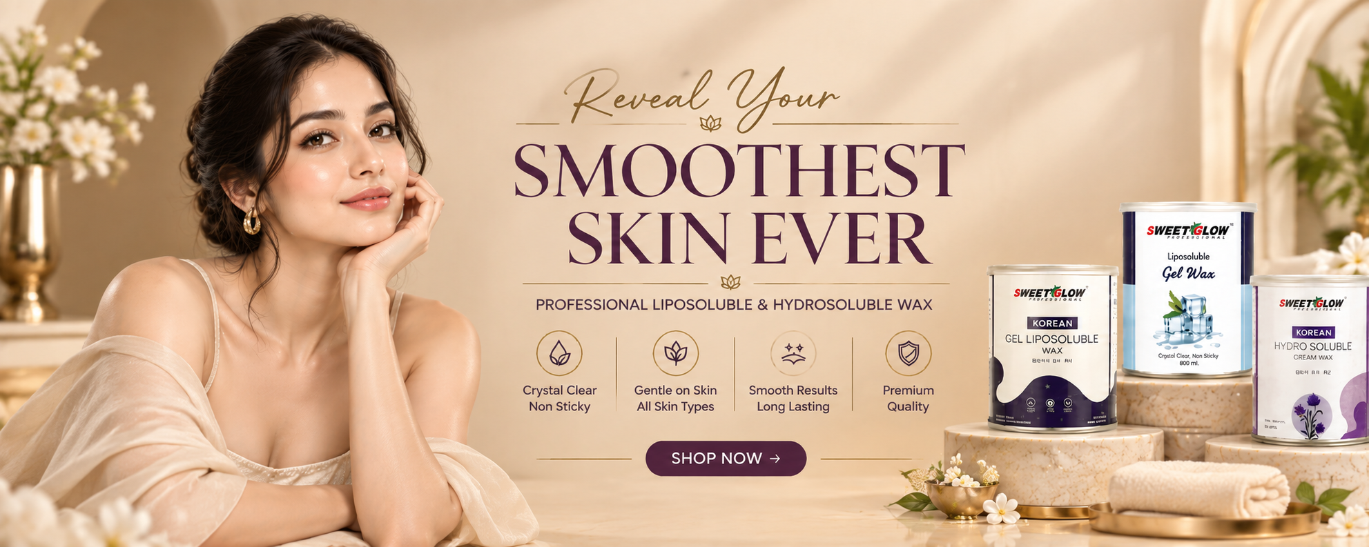 Sweet Glow professional beauty collection