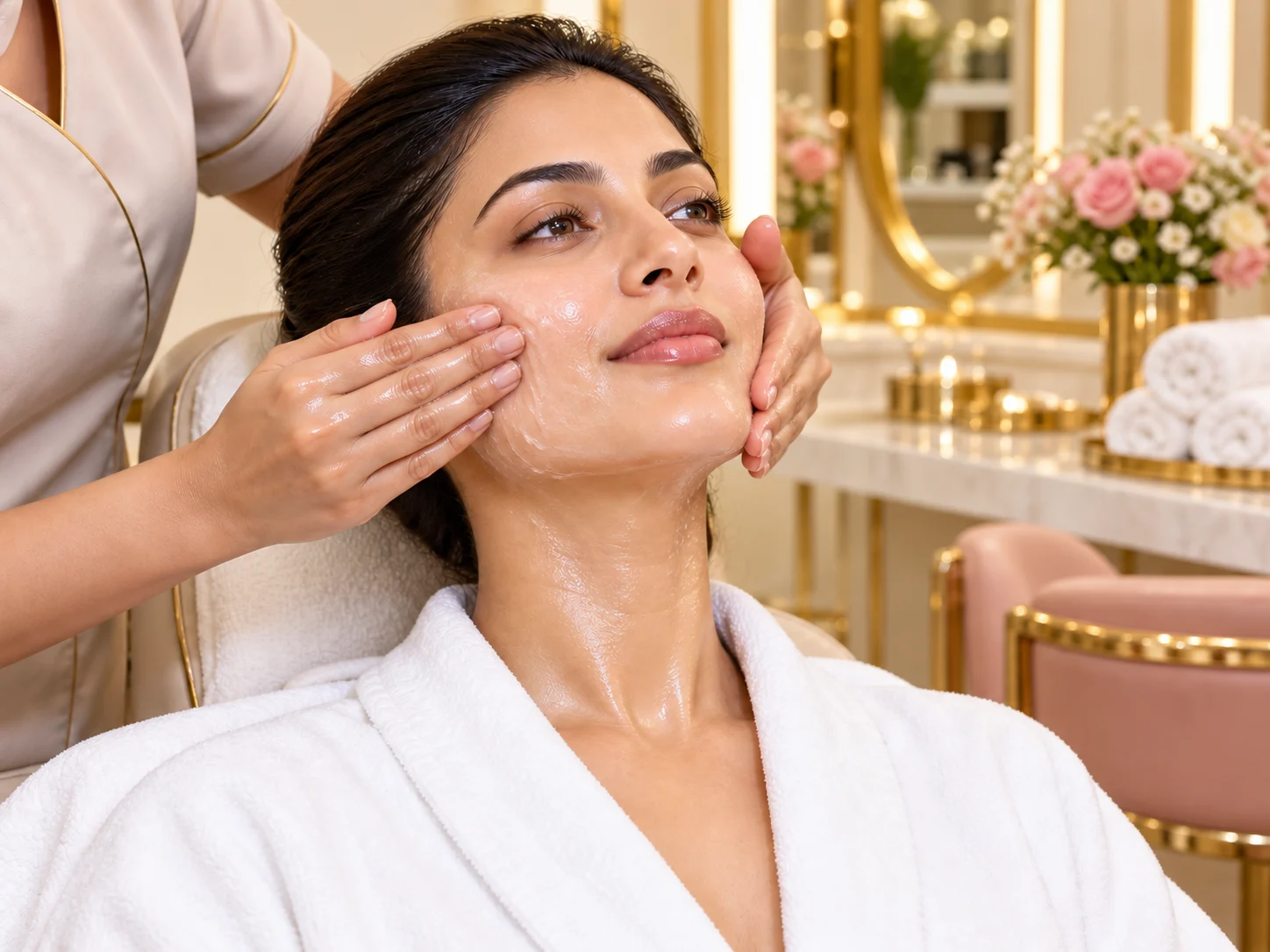 Sweet Glow Professional Bridal Glow Facial Kit | Skin Brightening & Radiance Treatment | Professional Salon Care 125 gm — step 4