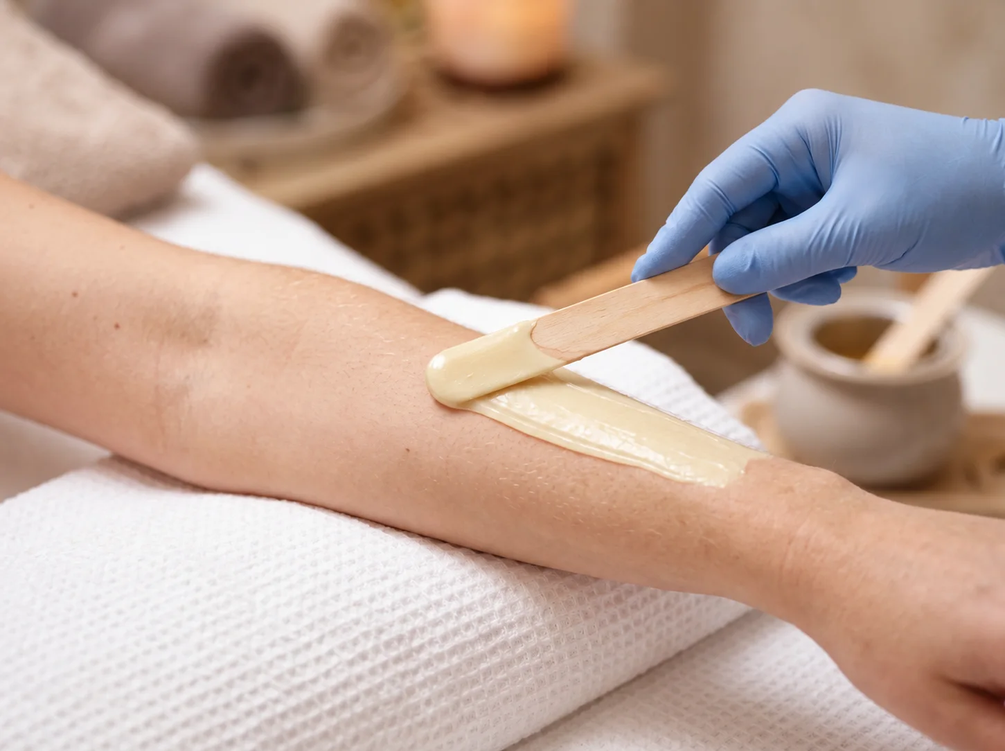 Sweet Glow Brazilian White Chocolate Wax | Gentle Hair Removal, Smooth Radiant Skin & Creamy Nourishment | Low-Temperature Strip Wax | Professional Salon Formula — step 3