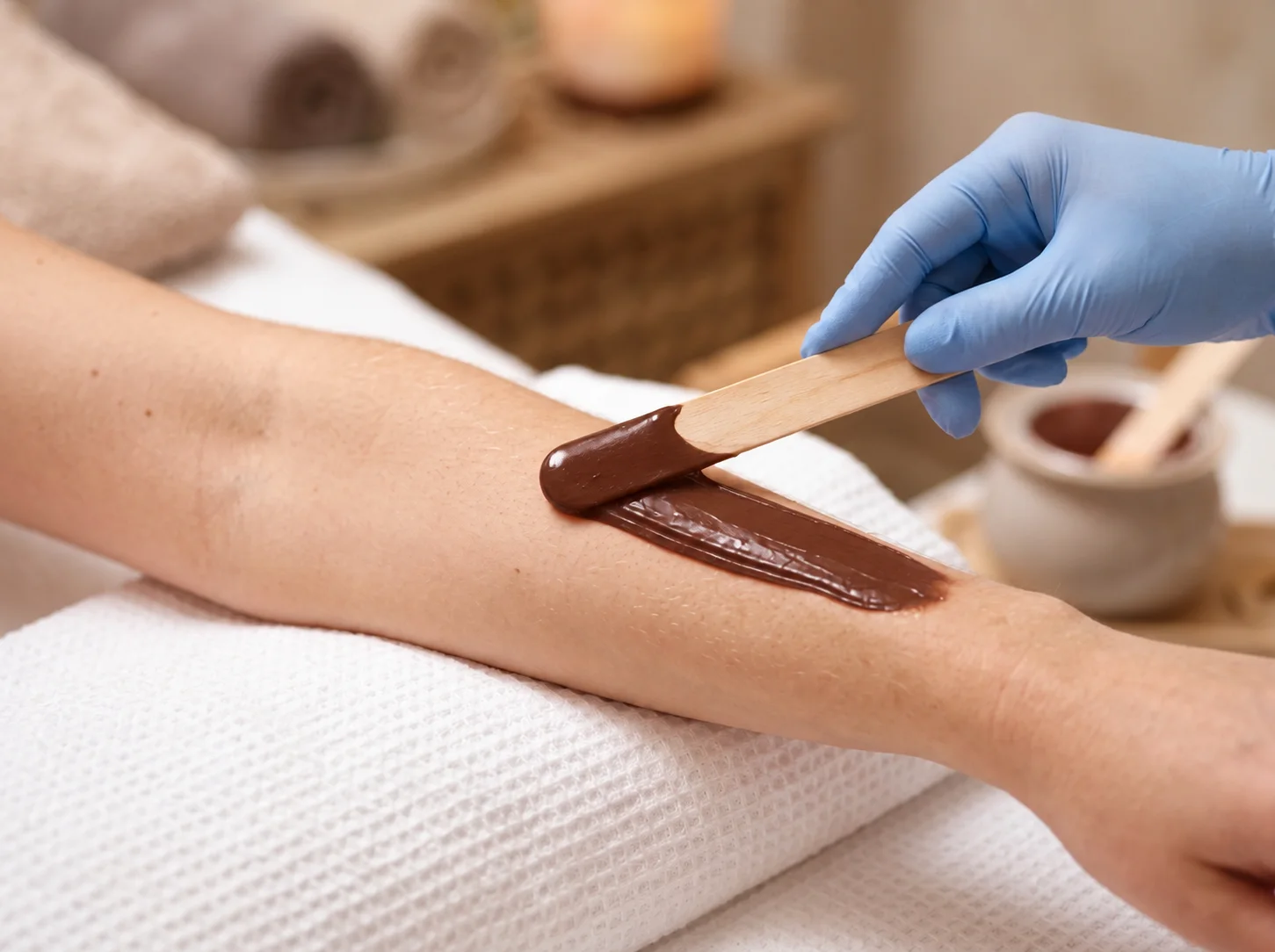 Sweet Glow Professional Dark Chocolate Cream Liposoluble Wax | Nourishing Hair Removal Formula | Smooth & Gentle Waxing | Professional Salon Use 800 gm — step 3