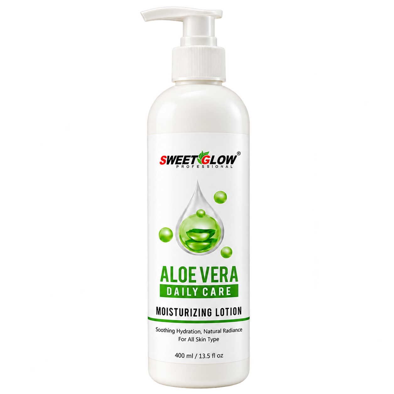 Sweet Glow Professional Aloe Vera Body Lotion | Deep Moisturizing & Skin Soothing Formula | Soft & Healthy Skin | Professional Skin Care | 500 gm
