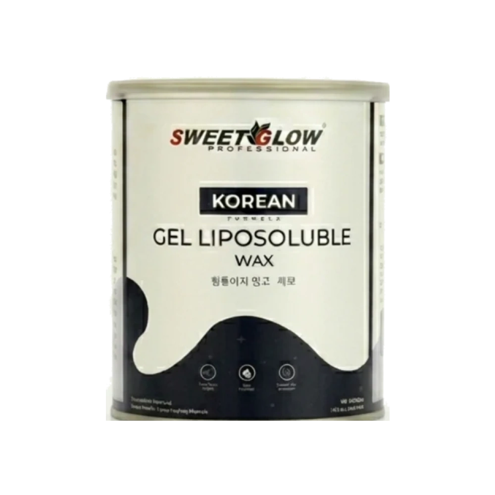 Sweet Glow Korean Gel Liposoluble Wax | Strong Grip Hair Removal, Smooth Finish & Long-Lasting Results | Low-Temperature Formula | Professional Salon Use