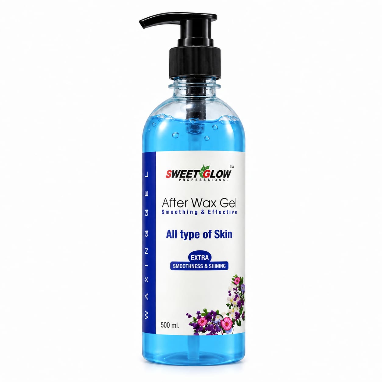 Sweet Glow Professional Blue After Wax Cooling Gel | Post Wax Skin Soothing Care | Reduces Redness & Irritation | Professional Salon After Wax Treatment 500 gm
