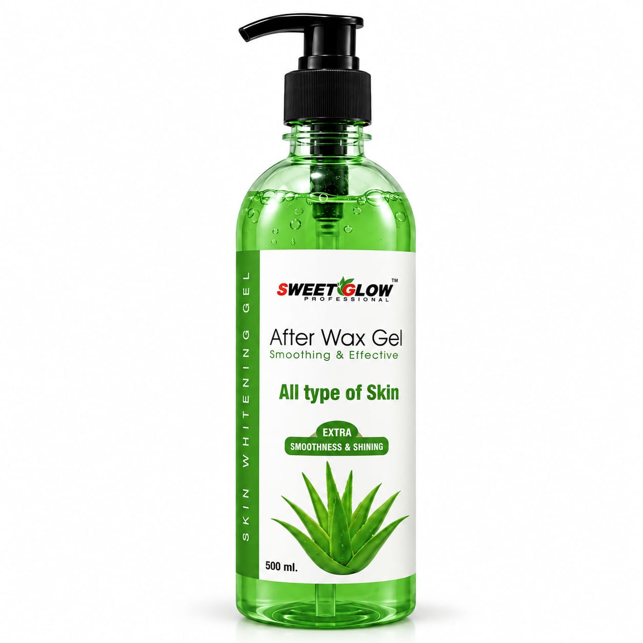 Sweet Glow Professional Aloe Vera After Wax Soothing Gel | Skin Cooling & Hydration | Reduces Redness & Irritation | Professional Post Wax Care 500 gm