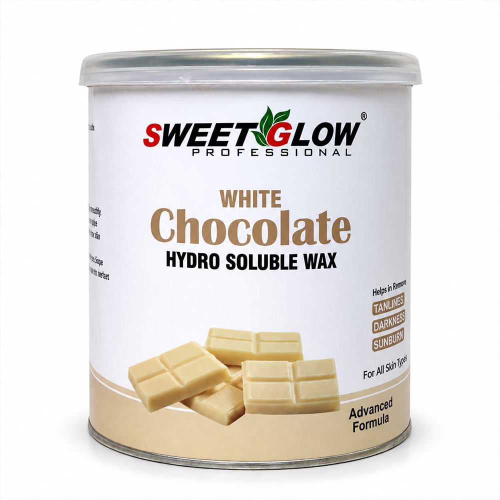 Sweet Glow Professional White Chocolate Hydro Soluble Wax (800 Grams)